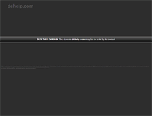 Tablet Screenshot of dehelp.com